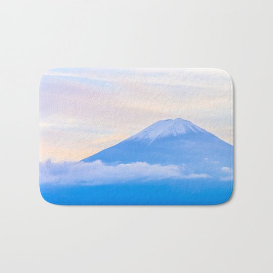 pastel mountain #sky Bath Mat