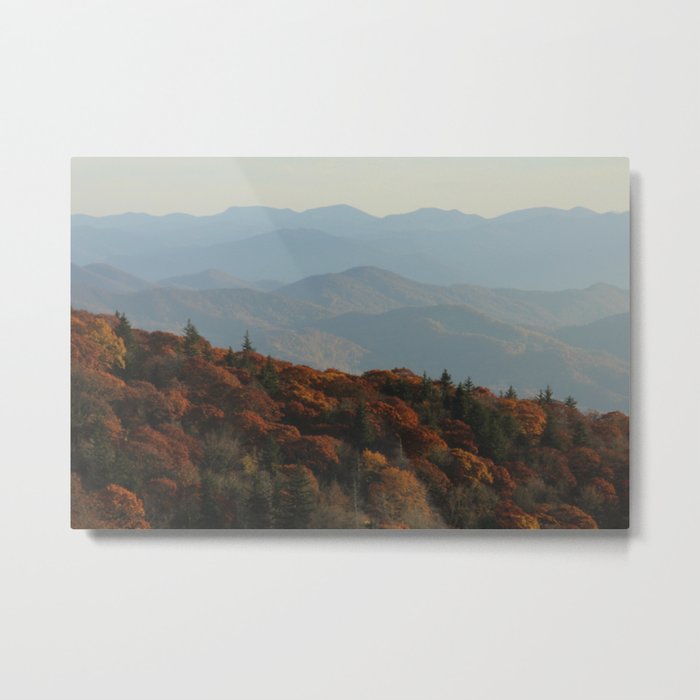 The Blue Ridge Mountains NC, Fine Art Photography Metal Print