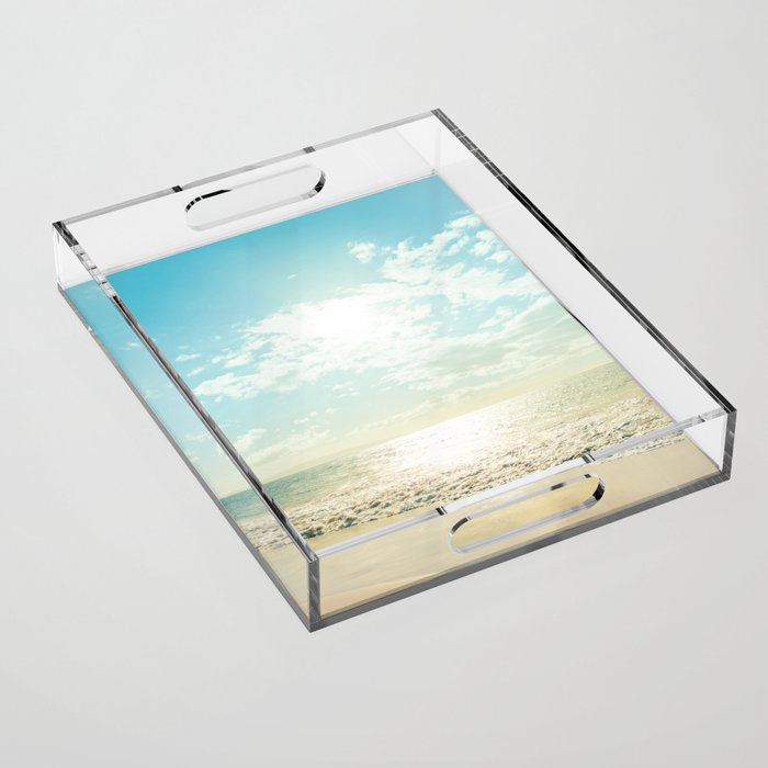 Kamaole Beach Sand Sea and Sun Acrylic Tray