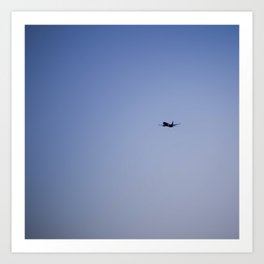 Airplane minimal Art Print