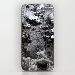 A Snow River in the Scottish Highlands iPhone Skin