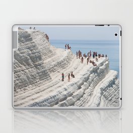 Rocky cliff Scala dei Turchi, Sicily, Italy Laptop & iPad Skin