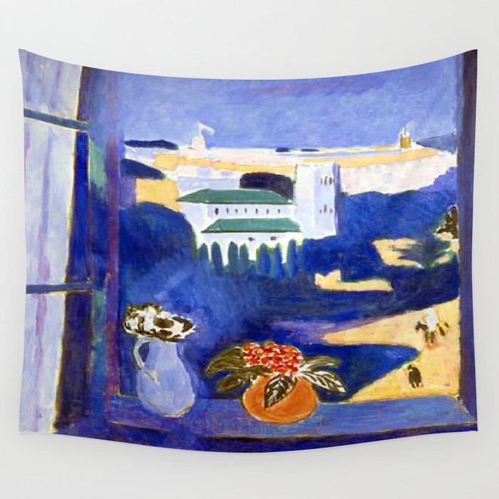 Henri Matisse Window in Tangier Wall Tapestry by Jon Baran Society6