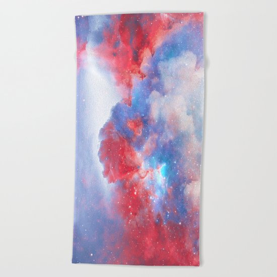 Stay with me between the Clouds and your Dreams Beach Towel