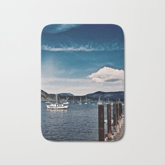 Cowichan Bay Marina, Cowichan Bay B.C. Canada Bath Mat