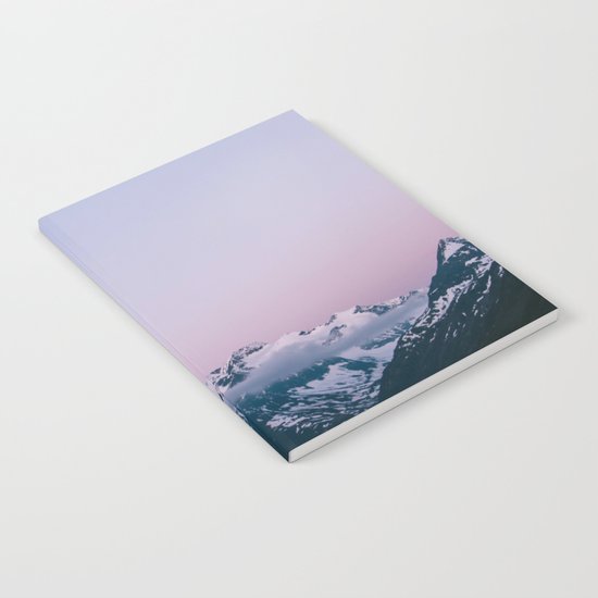 Sunset Mountains (pastel) Notebook