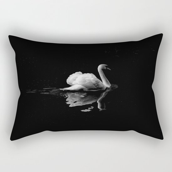 Black swan Rectangular Pillow