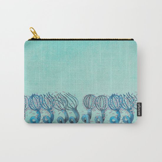 Blue Trees Carry-All Pouch