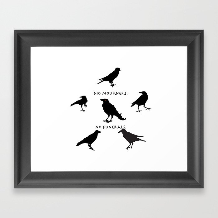 six of crows Framed Art Print
