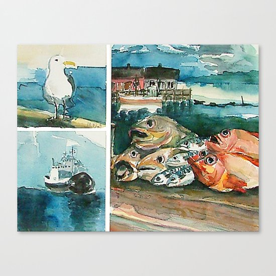 Memories frome the coast of Norway Canvas Print