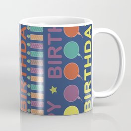 Cat Wrap Gift Paper Happy Birthday Coffee Mug