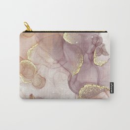 Abstract aesthetic natural colors alcohol ink desing Carry-All Pouch