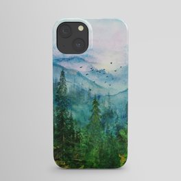 Spring Mountainscape iPhone Case