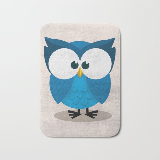 BLUE OWL Bath Mat