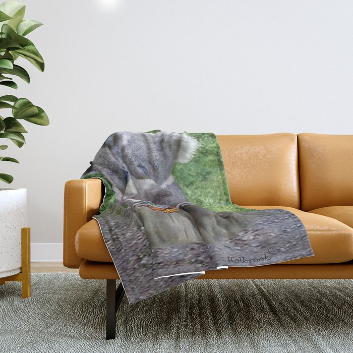 Koala sales throw blanket