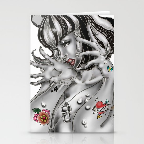 tattoogirl Stationery Cards