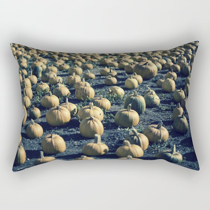 Pumpkin Farm Rectangular Pillow