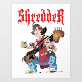 Shredder Art Print