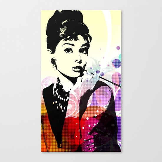 Audrey Hepburn Canvas Print