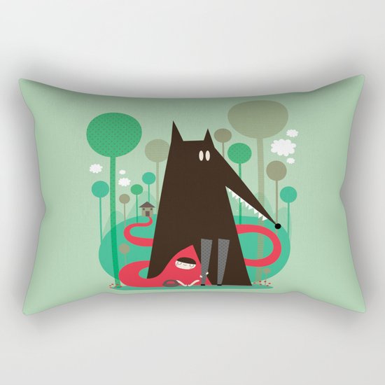 Red riding hood Rectangular Pillow