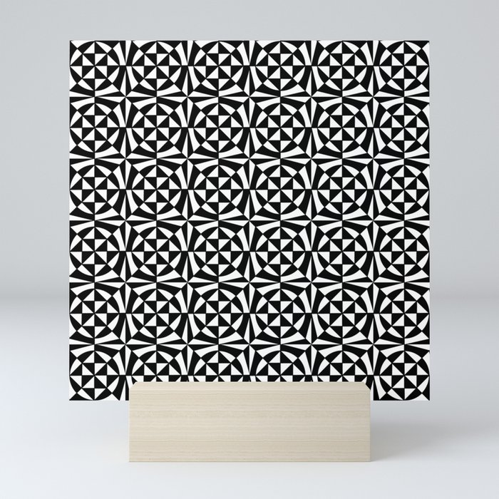 optical pattern 67 Mini Art Print