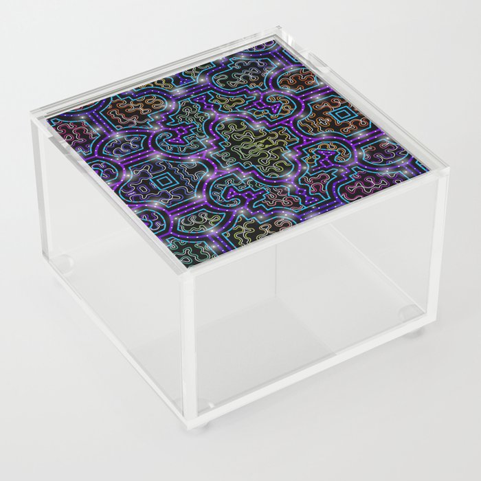 Shipibo Pattern Acrylic Box
