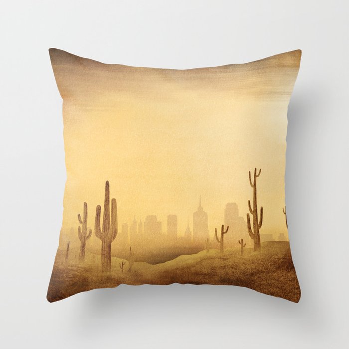 Desert Skyline Throw Pillow By Peter Awax Society6
