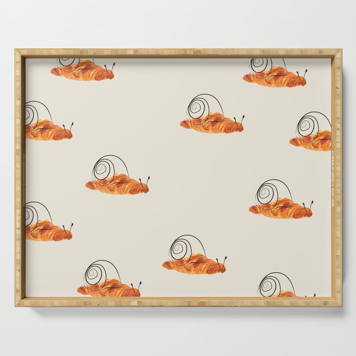 croissant snail Serving Tray