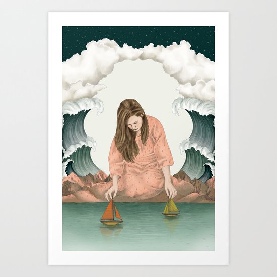 Mountains Art Print