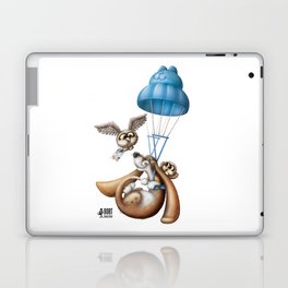 Flying basset Laptop & iPad Skin