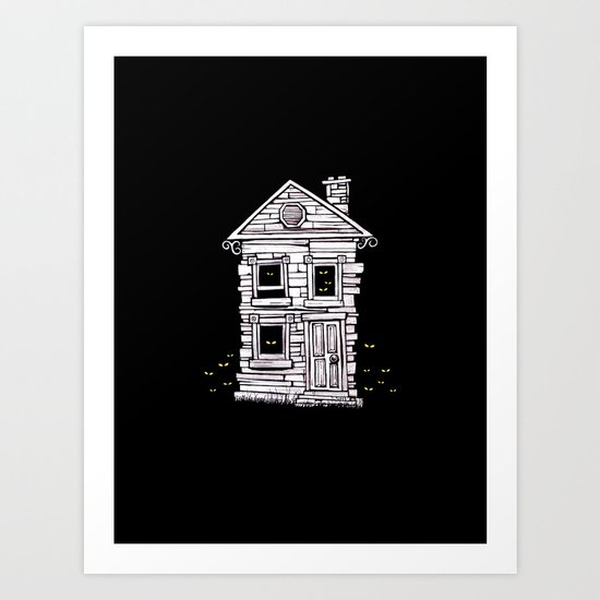 Haunted House Art Print