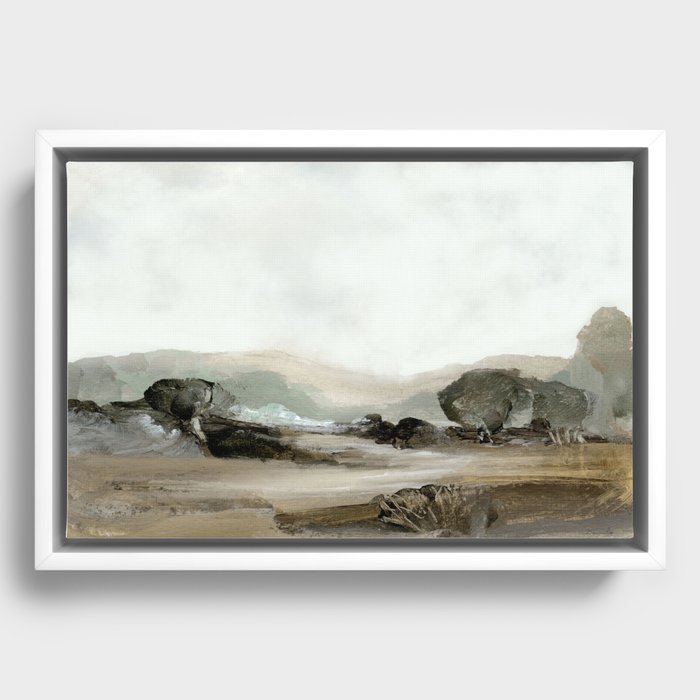 Ash Trees Framed Canvas