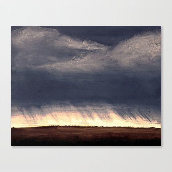 Storm Over Saskatchewan Fields Canvas Print