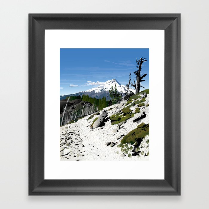 Lookout Mountain Trail Framed Art Print