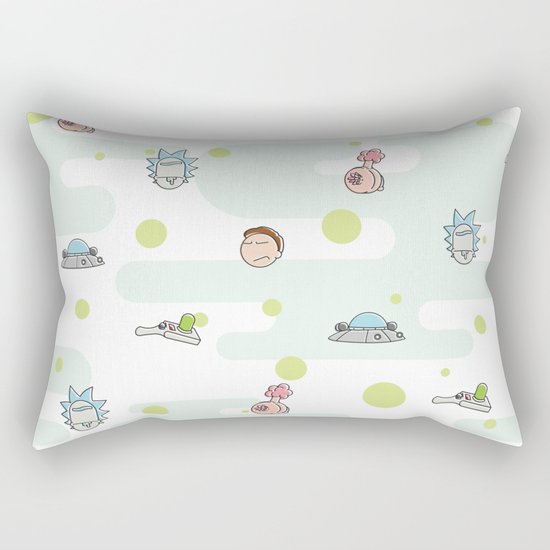 Rictsy Print Rectangular Pillow