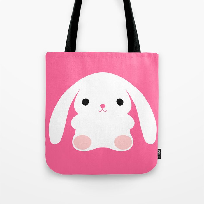 Mei the Strawberry Rabbit Tote Bag