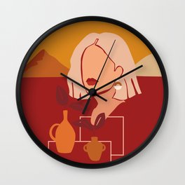 Beauty Illustrations Wall Clock