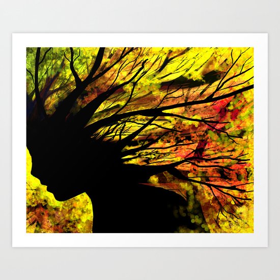 AUTUMN Art Print