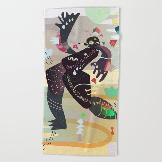 dance Beach Towel