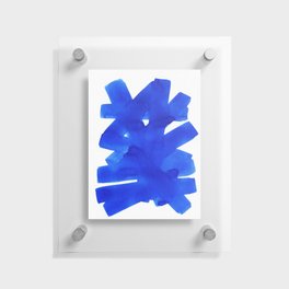 Superwatercolor Blue Floating Acrylic Print
