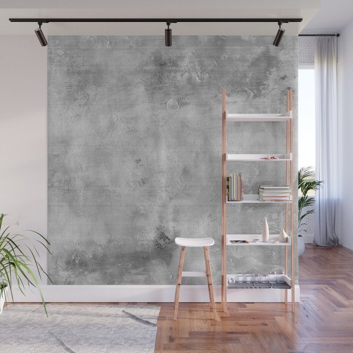 Simply Concrete Gray - Mix and Match with Simplicity of Life Wall Mural