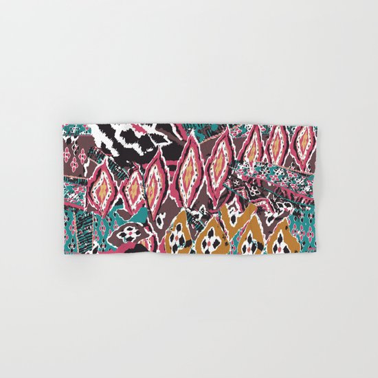 Geometric Pattern Hand & Bath Towel