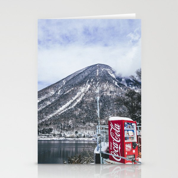 In the Japanese mountains Stationery Cards