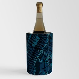 Manhattan street map - New York US Wine Chiller