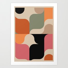 Geometric Shapes 210 Art Print