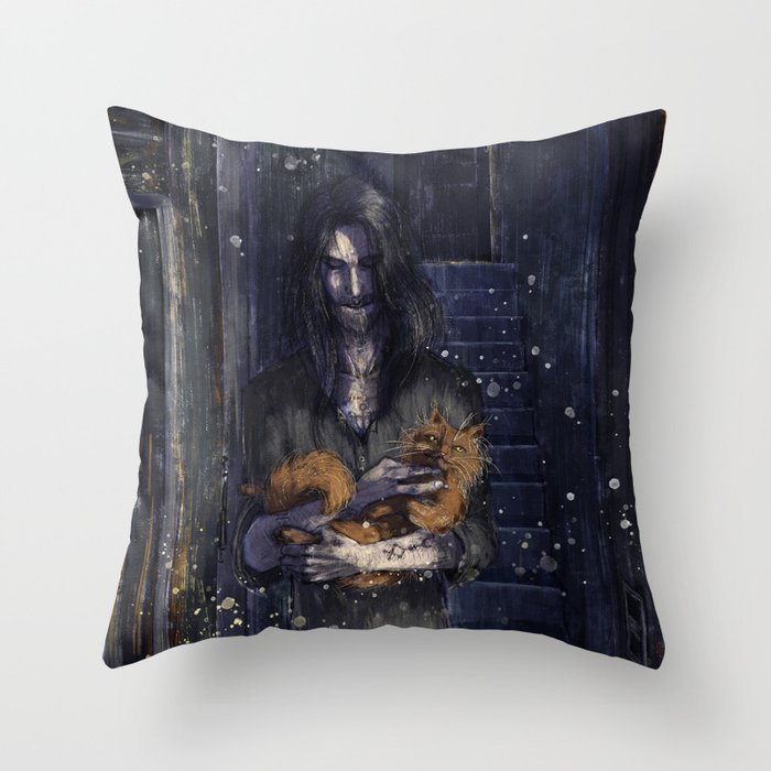 Sirius and the cinnamon beast Throw Pillow