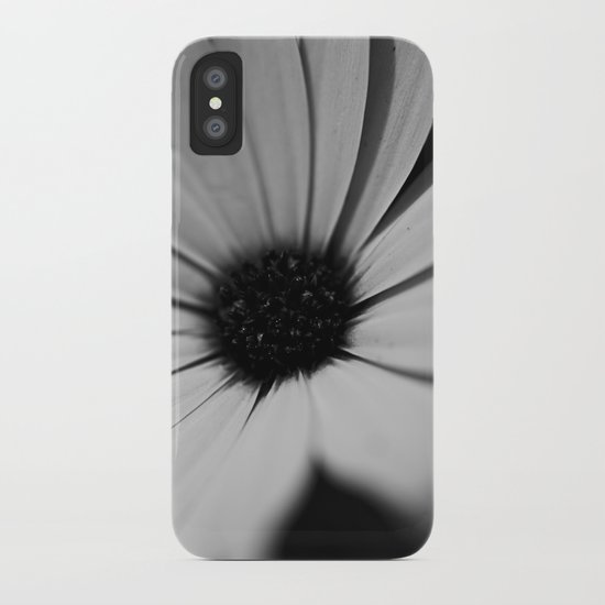 Black Daisy iPhone Case