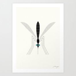 Mosquito Art Print