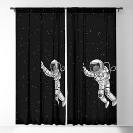 Astronaut in the outer space Blackout Curtain