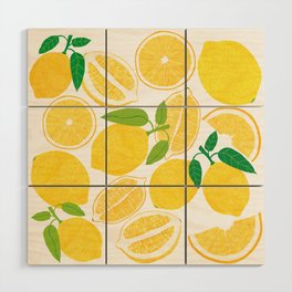 Lemon Harvest Wood Wall Art